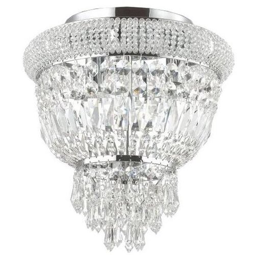 Ideal lux - kristalno stropno svetlo dubai 3xE14/28W/230V prečnik 32 cm hrom Cene