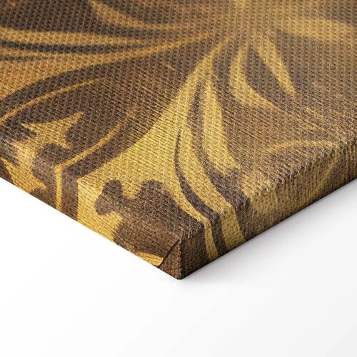  Slika - Baroque Ornaments in Patinated Gold and Browns: Retro Motif 90x60 Standard Slike