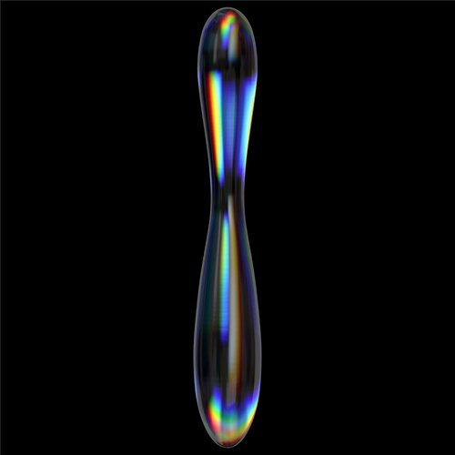 Lovetoy Twilight Gleam Glass Dildo Double Delight Slike