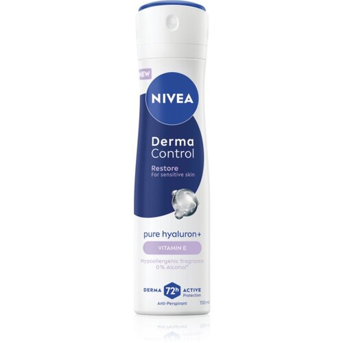 Nivea Derma Control Restore antiperspirant u spreju za osjetljivu kožu 150 ml Slike
