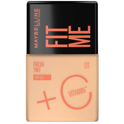 Maybelline Pudri & podlage Fit Me Fresh Tint Foundation - 01 Rožnata Cene
