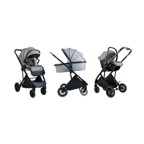Bbo kolica za bebe 3u1 neo (bd801) - light grey ( BD801LGREY3 ) Slike