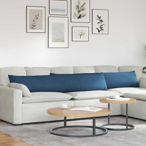  Jastučići za sofu 2 pcs Plava 200 x 40 cm tkanina Slike
