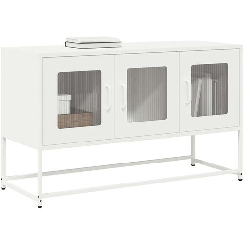 vidaXL TV ormarić bijeli 100,5x39x60,5 cm hladno valjani čelik Cijene