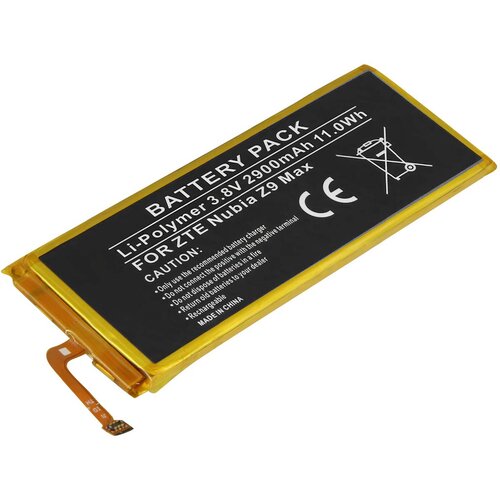 AVIZAR Nadomestna baterija za ZTE Nubia Z9 Max Li-polimer 3,8 V 2900 mAh 11 Wh, Črna / Zlata, (5000192082) Cene