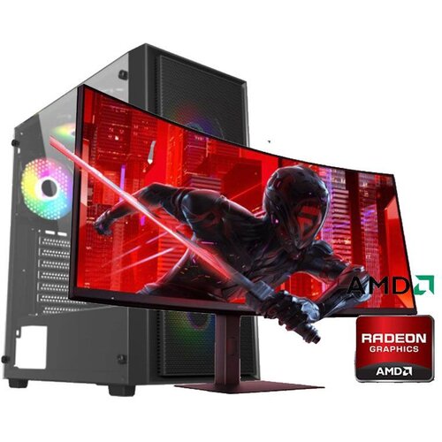  Gaming računar Ryzen 5 9600X, 16GB, 512GB, RX 7600 8GB i Monitor Xiaomi curved G34WQI 2026 Cijene