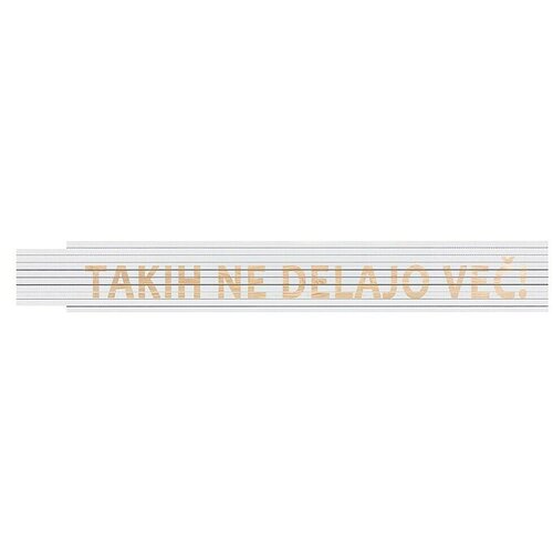 HEKA Zložljivi meter (Dolžina: 2 m, Bela, Natis: TAKIH NE DELAJO VEČ!) Cene
