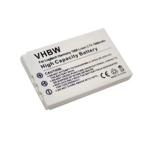 VHBW Baterija za Logitech Harmony 915 / 1000 / 1100, 1000 mAh