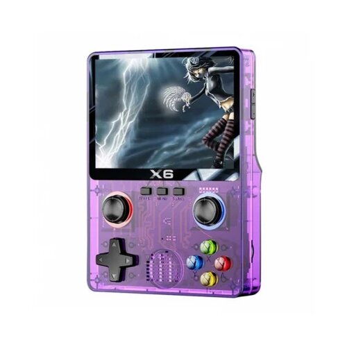 Nikeda Gaming Console - X6 Handheld Console (Purple) Cene