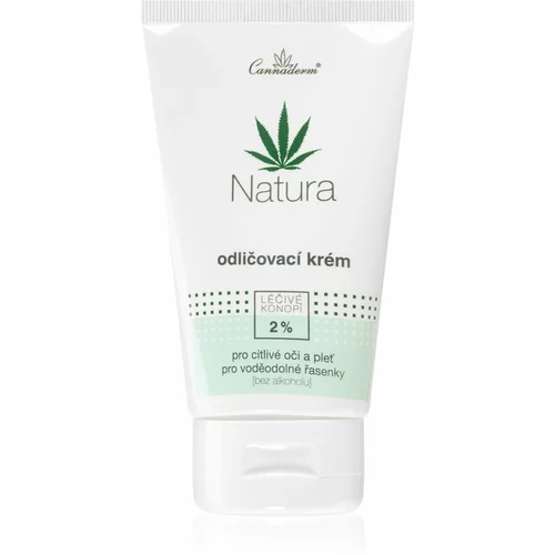 Cannaderm Natura Make-up remover cream nežna krema za odstranjevanje ličil s konopljinim oljem 150 ml