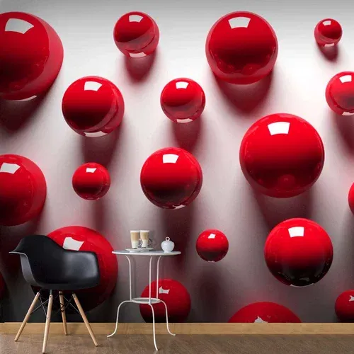  tapeta - Red Balls 200x140