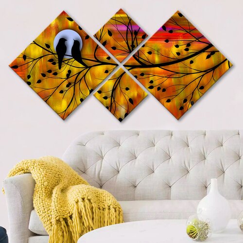 Wallity slika 4MDF21764481286, 60x115 cm, 4 dijela Cijene