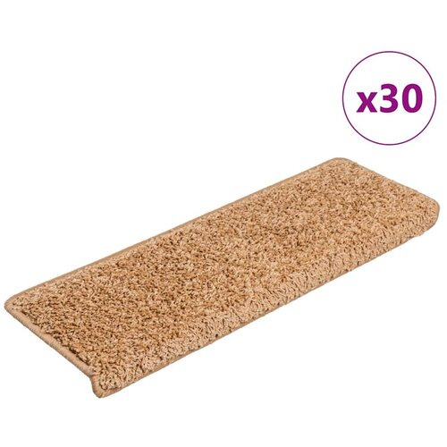  Prostirke za stepenice 30 kom 65x21x4 cm bež pravokutni rub Cene