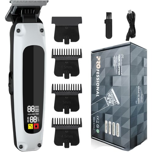 INF Visoko zmogljiv električni brivnik za mo&amp;scaron;ke z močnim motorjem White, (5000072138) Slike