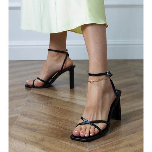 Gemre Black ankle-strap sandals Sajrini Cijene