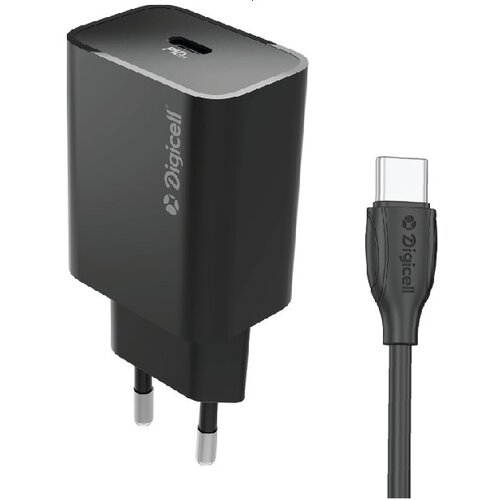  Digicell Icon Super Fast Charger Set Type-C PD 25W punjač - Black Cijene