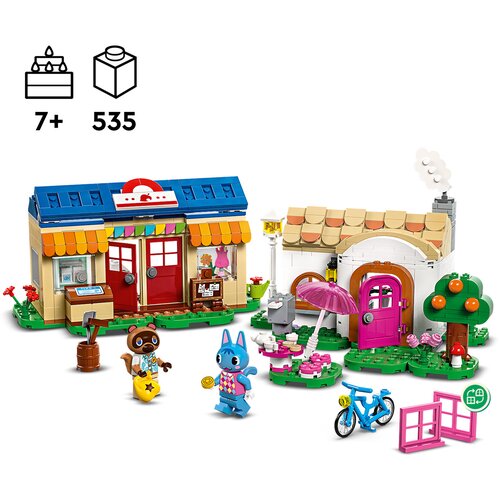 LEGO&amp;reg; Animal Crossing&amp;trade; Animal Crossing Nuckova trgovina i Roseina kuća 77050 Slike