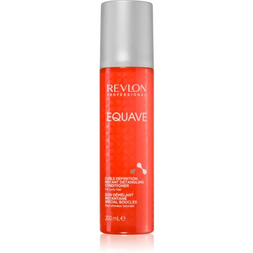 Revlon Professional Equave Curls Definition dvokomponentni balzam za skodrane lase z mareličnim oljem 200 ml