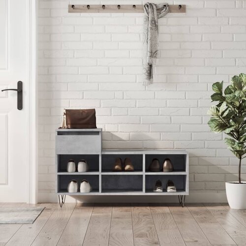  za cipele boja betona 102x36x60 cm konstruirano drvo Cijene