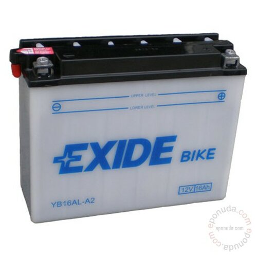 Exide BIKE YB16AL-A2 12V 16Ah akumulator Slike
