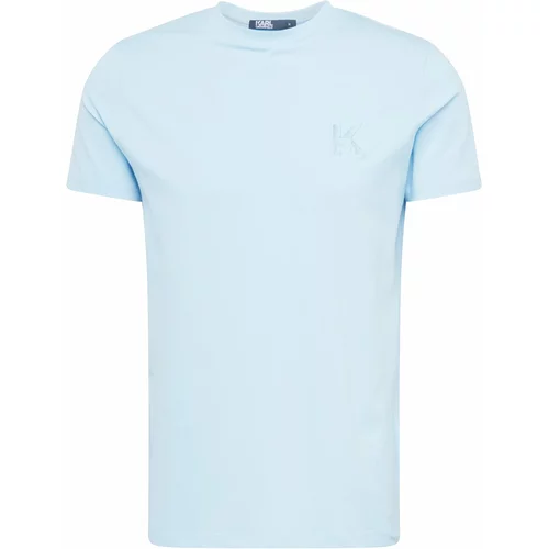 Karl Lagerfeld Majica svetlo modra / bela