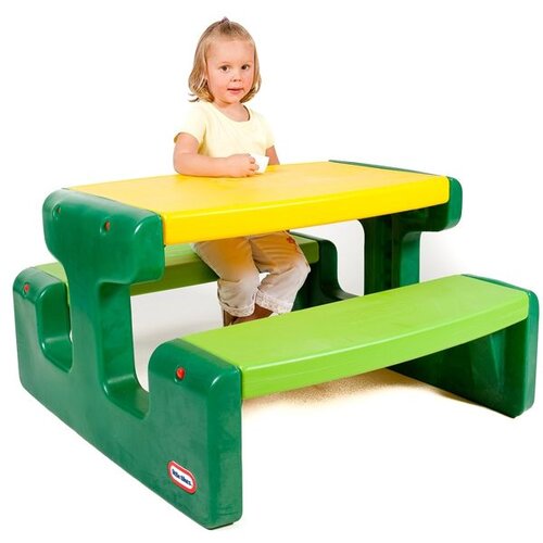Little Tikes veliki zeleni stol za piknik Slike