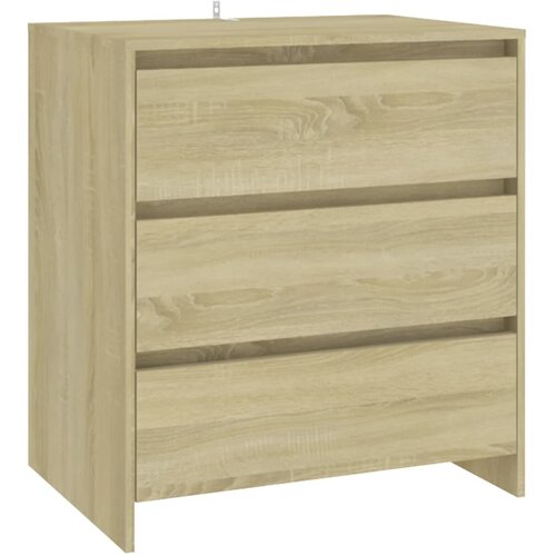 Maison Chic Komoda - Predalnik sonoma hrast 70x41x75 cm iverna plo&amp;scaron;ča, (21717292) Slike