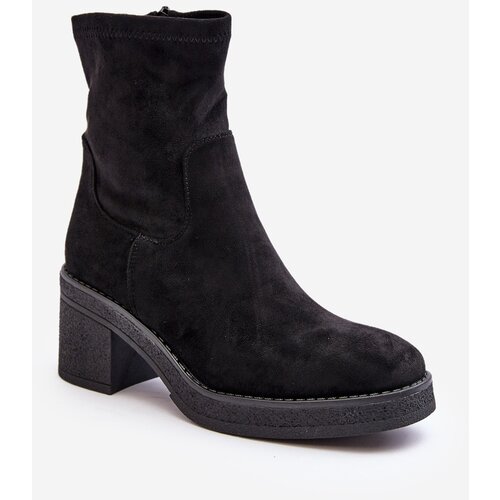 Boto Women's ankle boots with a heel Camel Argastis Cene