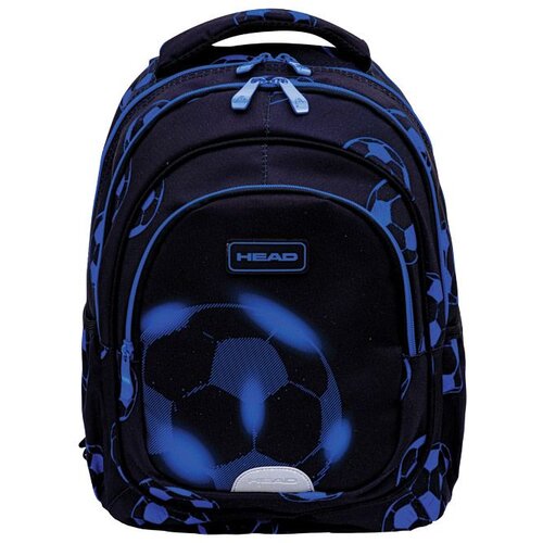 Head Ranac đački anatomski 3zipa AB330 Neo Blue Football 25.502025035 crno-plavi Slike