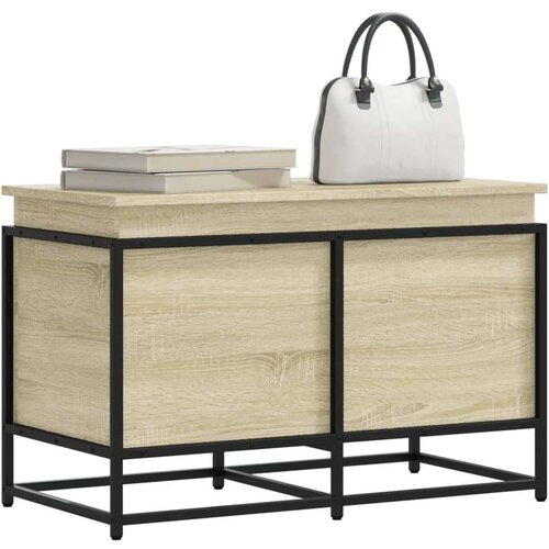  Kutija za pohranu s poklopcem 80x40x51 5 cm konstruirano drvo Cijene