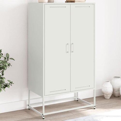 vidaXL Visoka omara roza 68,5x38,5x123,5 cm jeklo Cene