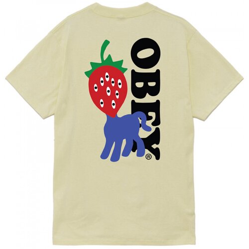 Obey Majice &amp;amp; Polo majice strawberry Rumena Slike