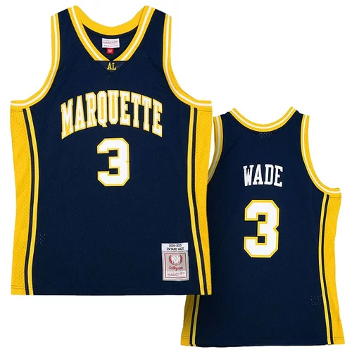 Mitchell And Ness muški Dwyne Wade 3 Marquette University 2002-03 Swingman Collegiate dres