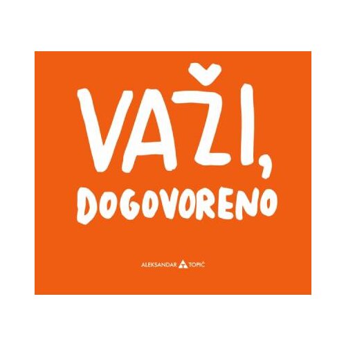 Aca Top Cat Nalepnica Važi, dogovoreno, 7.5x5.5cm, Narandžasta Cene