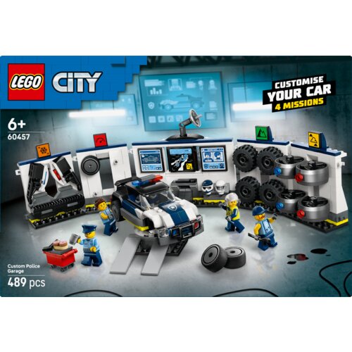 Lego city - prilagođena garaža za policijska vozila (60457) Slike