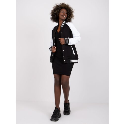 RUE PARIS Sweatshirt-RV-BL-7351.28X-black-white Cene