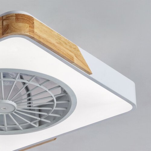  Brilagi - LED prigu&amp;scaron;iva svetiljka sa ventilatorom LED/38W/230V 50 cm bela/hrast + daljinski upravljač Slike