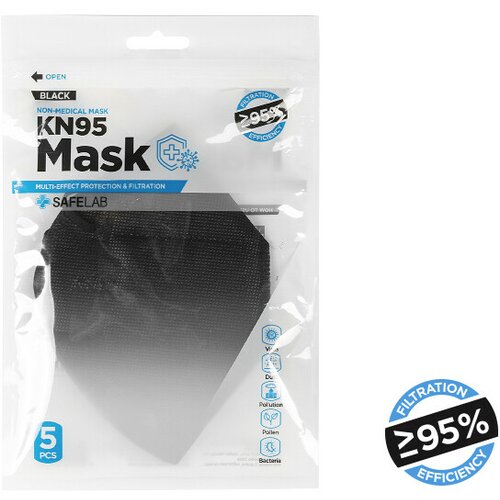 Corona zaštitna maska KN95 crna, 5 komada Cene