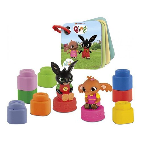 Clemmy baby: bing set za igranje z mehkimi gradbenimi kockami Slike