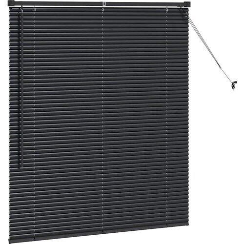  Venecijanski zastore Crna 130 x 115 cm Aluminij Slike