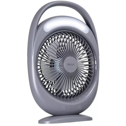  LED Punjivi stoni ventilator sa LED osvetljenjem LED/2,8W/5V USB 2400 mAh siva Cene