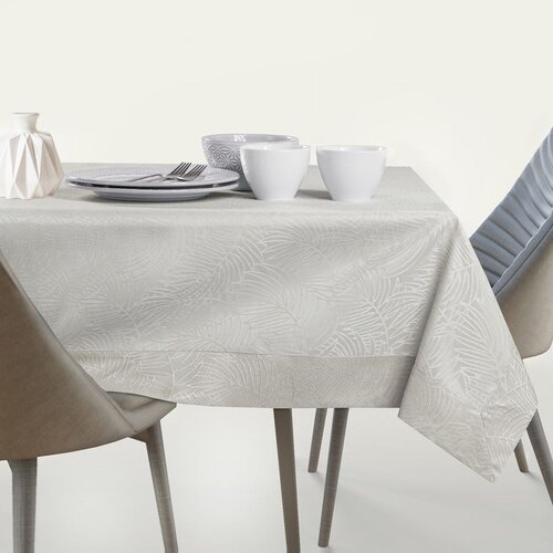 AmeliaHome Traka za stol Gaia s man&amp;scaron;etom 30x80 cm, ecru Slike