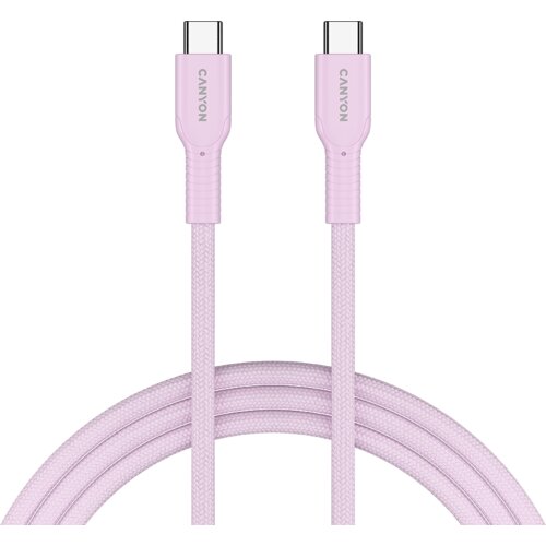 Canyon cable OnWire 60CL C-C 60W COLOR Braided 1m Pink Cijene