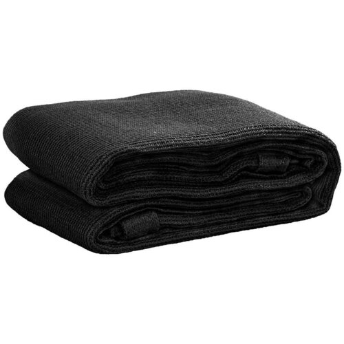  Tepih za &amp;scaron;ator 400 x 400 cm crni HDPE Slike