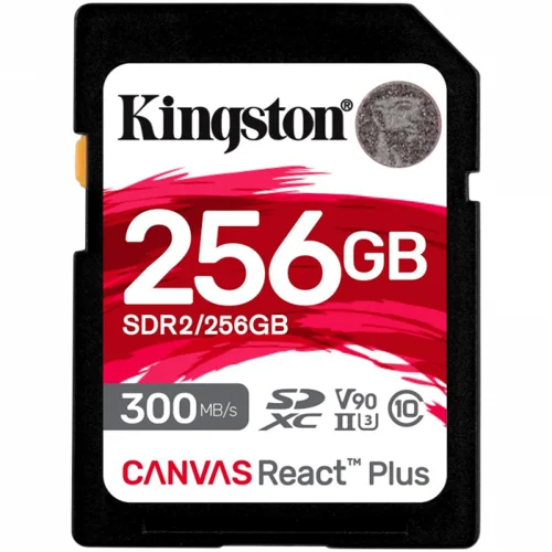 Kingston 256GB Canvas React Plus SDXC UHS-II...