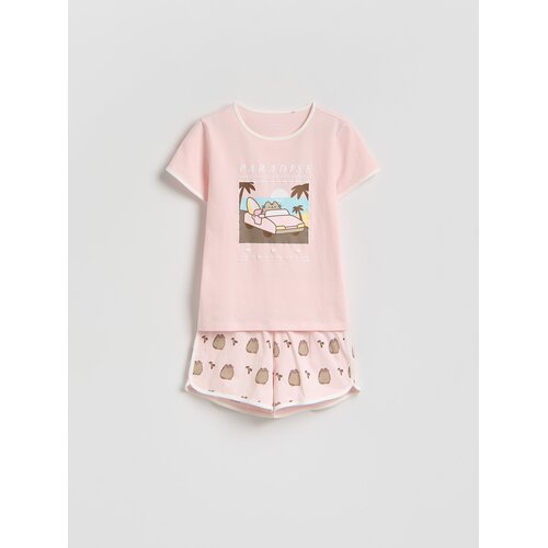 Reserved Dvodijelni komplet pidžame Pusheen - ružičasta Cene