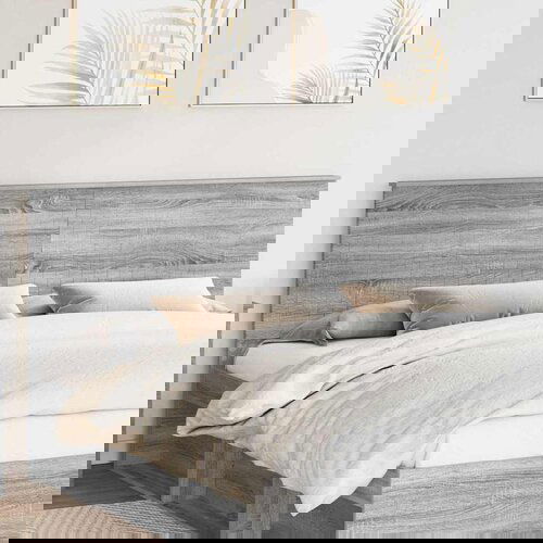 vidaXL Uzglavlje s uzglavljem Siva Sonoma 200 cm Konstruirano drvo Cijene