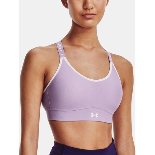 Under Armour Bra UA Infinity Mid Hthr Cover-PPL - Women Slike