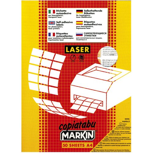  ETIKETE LK 210X297MM POLYESTER PK50L MARKIN 220LTMC503 PROZIRNO BIJELE Cijene