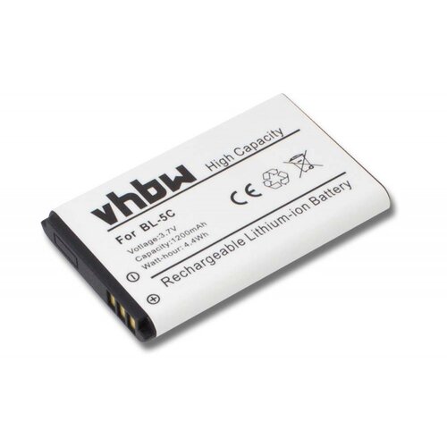 VHBW Baterija za Wiko Riff / Lubi / Lubi2, 1200 mAh Cene
